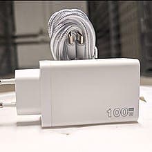 Snabbladdare 100W GaN + 2m C+ C Kabel | För MacBook & Mobil