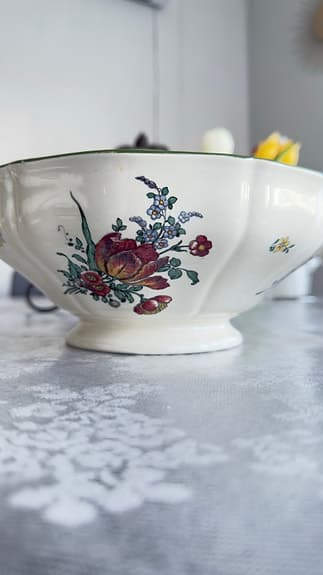 Villeroy & Boch skål porslin med blommönster