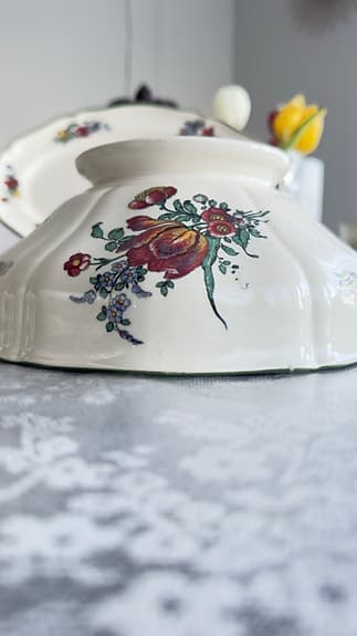 Villeroy & Boch skål porslin med blommönster