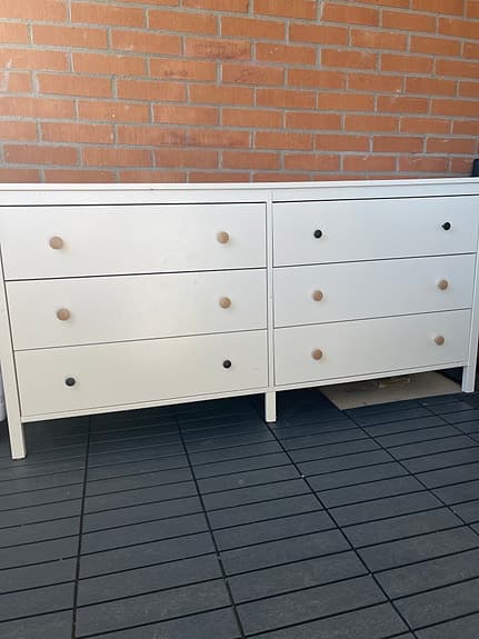 IKEA byrå -  vit, bra skick
