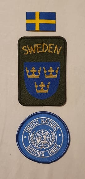 Paket med militära tygmärken!