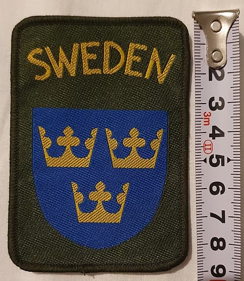 Paket med militära tygmärken!