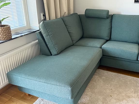 Fin Möbelform Miami * öppet avslut/divan vänster * 3-sits mitten