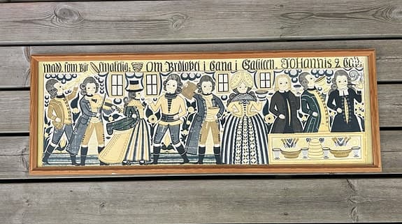 Tavla - svensk allmogemålning