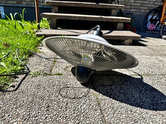 Hängande terrassvärmare infravärme