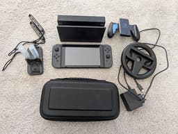 Nintendo Switch med tillbehör