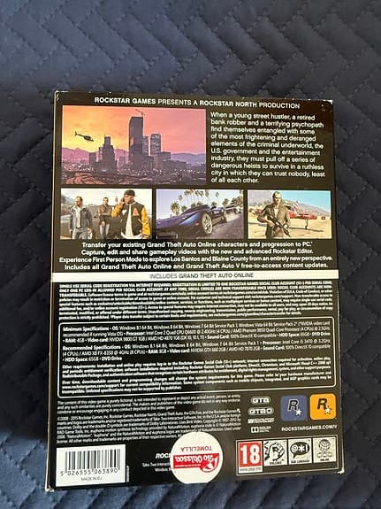 Rockstar Grand Theft Auto V PC-spel