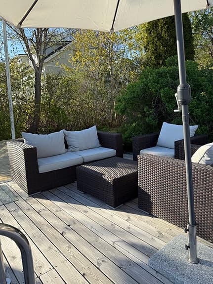 Loungegrupp i konstrotting