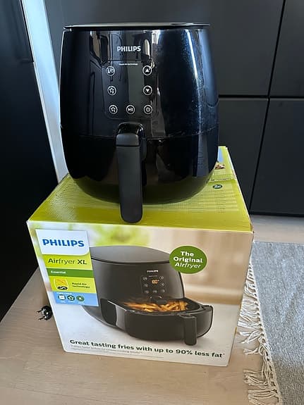 Philips Airfryer XL varmluftsfritös svart