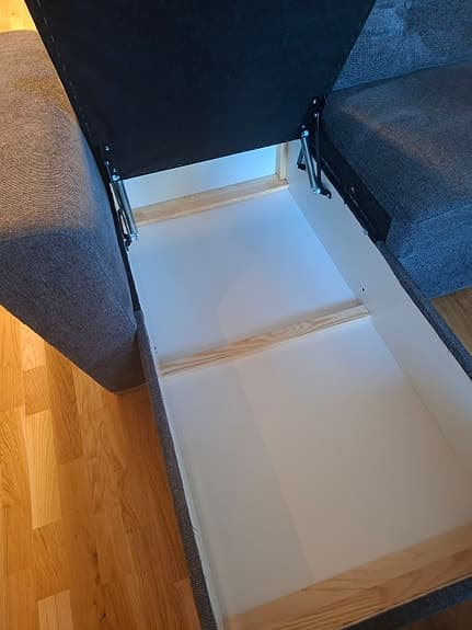 Bäddsoffa Vejlby mörkgrå