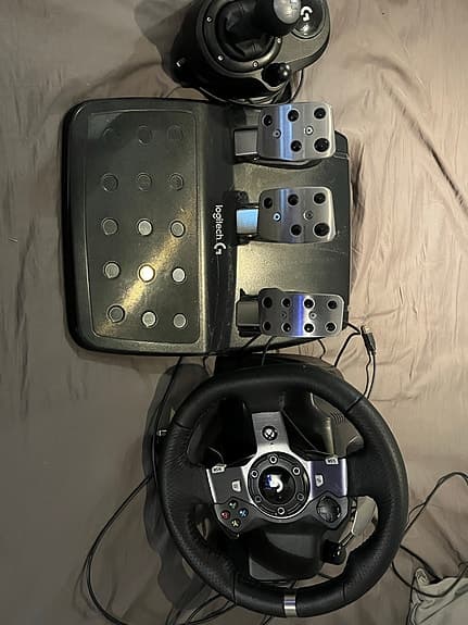 Logitech G920 ratt med pedaler och växelspak
