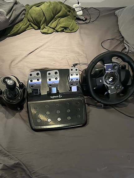 Logitech G920 ratt med pedaler och växelspak