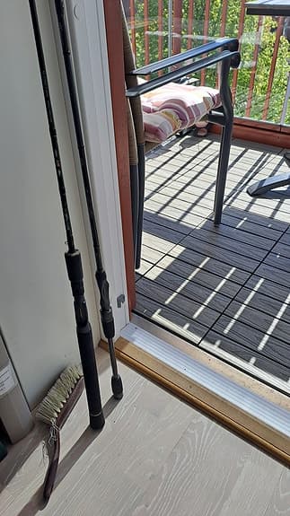 Två moderna spön som går att kasta långt med