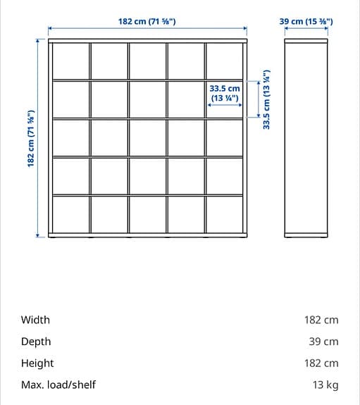 Kallax IKEA rumsdelare