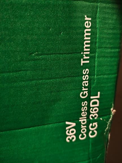 Ny Hitachi CG 36DL trimmer 36V batteridriven grästrimmer
