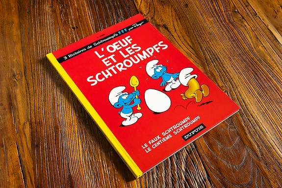 L'Œuf et les Schtroumpfs – Peyo – 1978 – fransk utgåva av Smurfarna