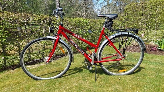 Cyclepro Zenith landsvägscykel röd dam