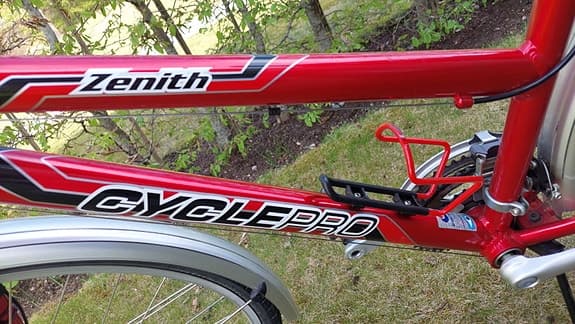 Cyclepro Zenith landsvägscykel röd dam