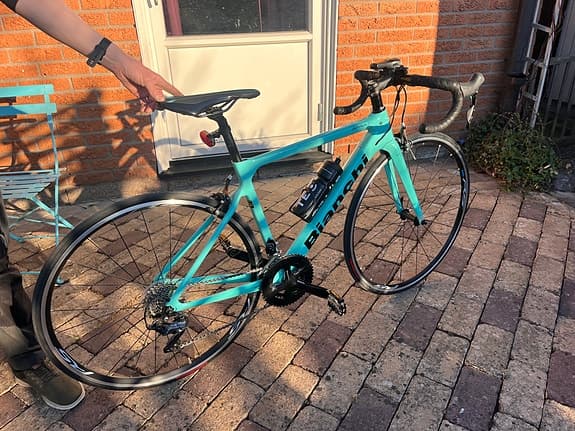 Bianchi Sprint 105 11sp Compact - 22-växlad - 50cm (160-168cm) - Turkos