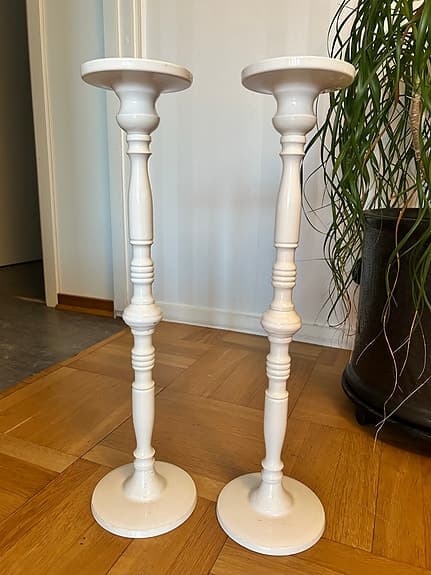 Höga ljusstakar