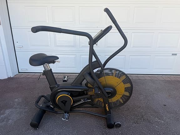 Renegade motionscykel airbike svart/gul