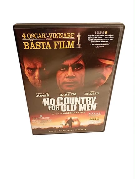 No Country for Old Men - 4 Oscar - Vinnare Bästa Film - Tommy Lee Jones -Nyskick