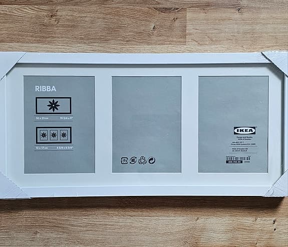 IKEA Klövsta och Ribba fotoramar blandat paket