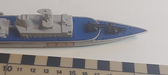 Matchbox Sea Kings K-308 Guided Missile Destroyer 1976 – Made in England Lesney