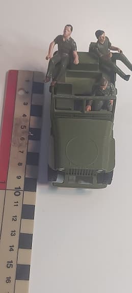 Dinky Toys US Jeep militärfordon grön leksaksbil