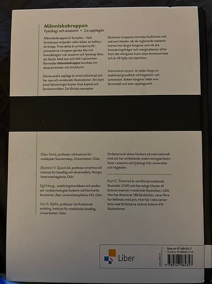 Människokroppen fysiologi och anatomi lärobok medicin och hälsa