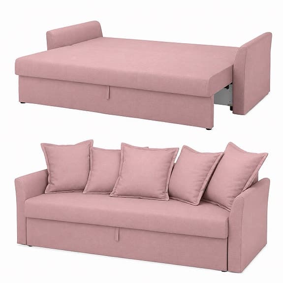 IKEA bäddsoffa med sovfunktion – 231 cm bred.