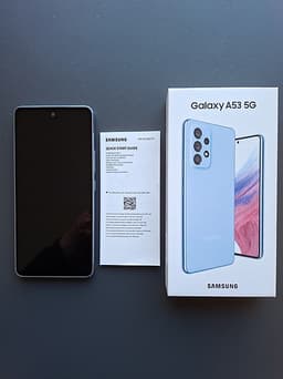 Samsung Galaxy A53 5G mobil 128 GB blå