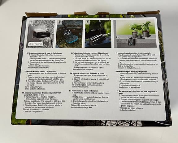 Gardena City Gardening Holiday Watering bevattningssystem för krukor