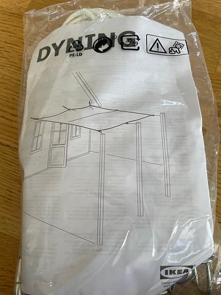 Tygtak till tex pergola
