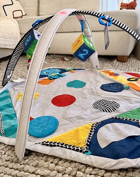 Baby Einstein Babygym lekmatta med bågar och leksaker