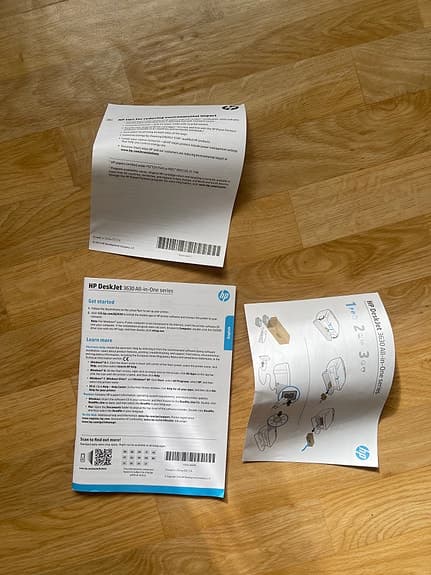 NY HP DeskJet 3630 – Allt-i-ett-skrivare (Oanvänd i kartong)