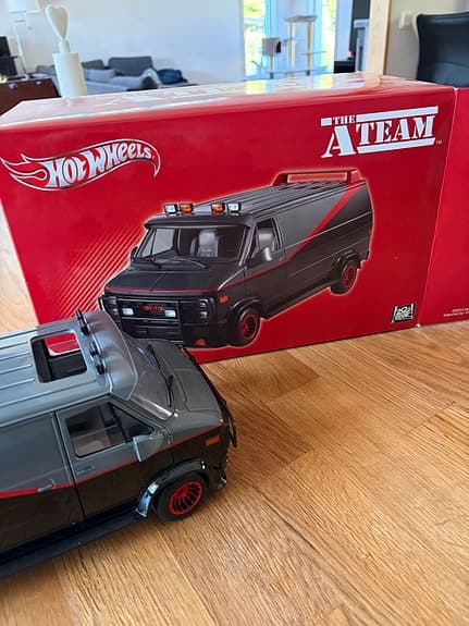 Hot Wheels A-Team skåpbil leksaksbil