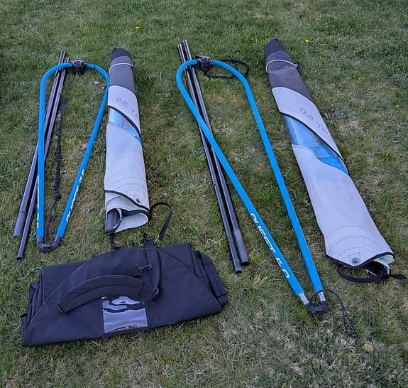 Vindsurfing, RRD Easy Rider + 2st riggar