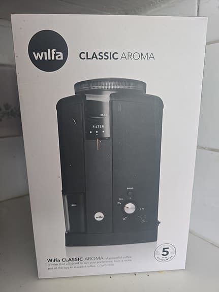 Wilfa Classic Aroma kaffekvarn svart