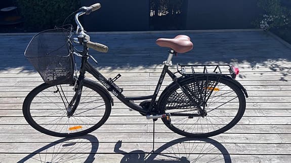 Kayoba Elegance damcykel 28” med korg