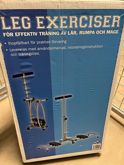 Leg Exerciser träningsmaskin för ben, rumpa och mage