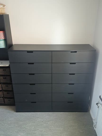 NORDLI Svart byrå ifrån IKEA