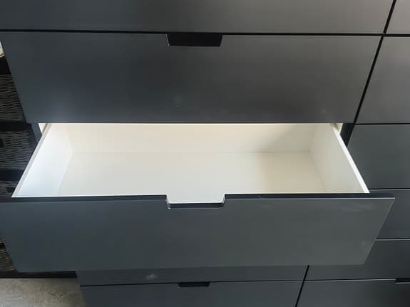 NORDLI Svart byrå ifrån IKEA