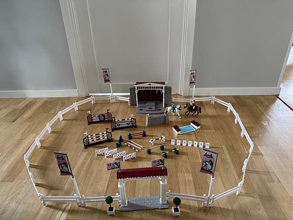Schleich hästhoppningsset