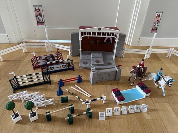 Schleich hästhoppningsset