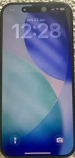 Apple iPhone 15 PRO 128 GB svart