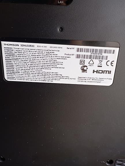 Tv THOMSON 32" LED
