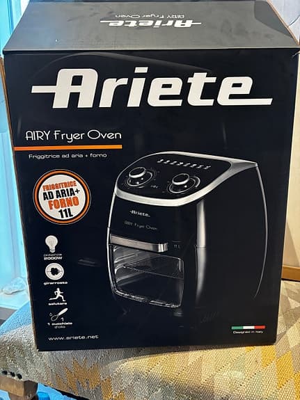 Ariete Airy Fryer Oven varmluftsfritös/ugn svart