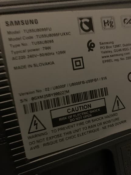 Ny Samsung Crystal UHD 55" TV