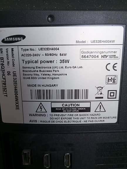 Tv SAMSUNG 32" LED